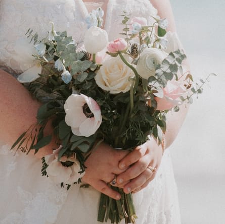 Anemones & Ranunculus  Bridal Bouquet