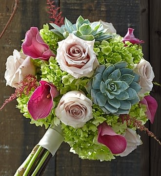 Vineyard Wedding Mixed Bouquet