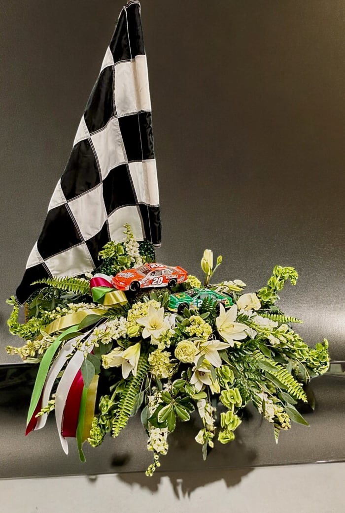 Racing Fan Sympathy Bouquet