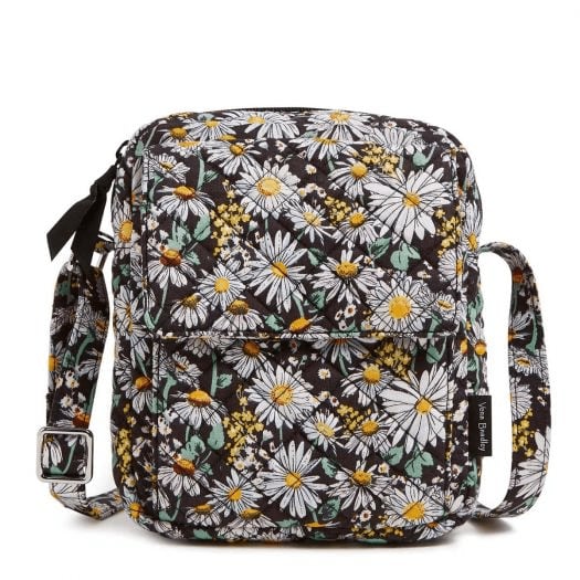 Small Crossbody - Daisies White