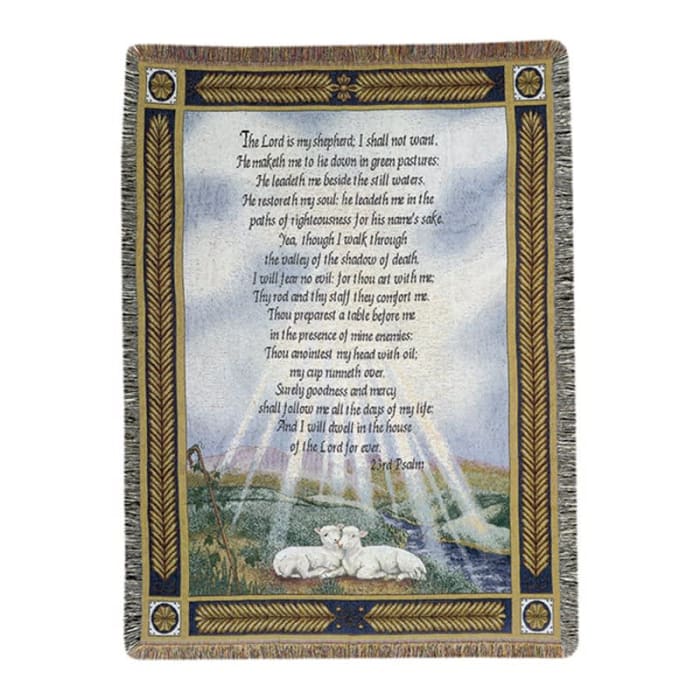 23rd Psalm Tapestry