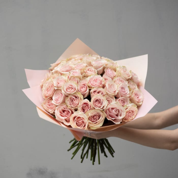 50 PINK ROSES