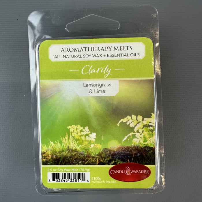 CLARITY LEMONGRASS & LIME 2.5OZ SOY WAX MELT