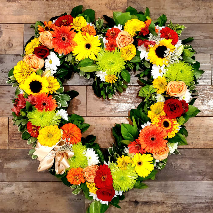 Bright Heart Wreath