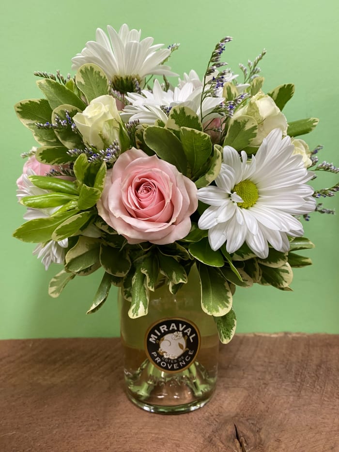 Wine and Flowers