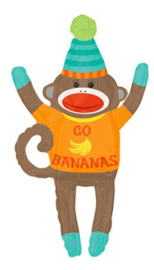 Go Bananas Monkey Balloon