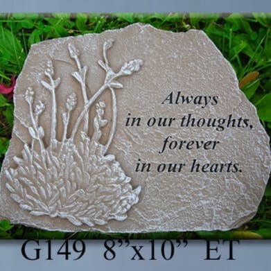 Always In Our Thoughts Memorial Stone