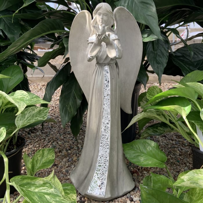 Mosaic Angel with Dove