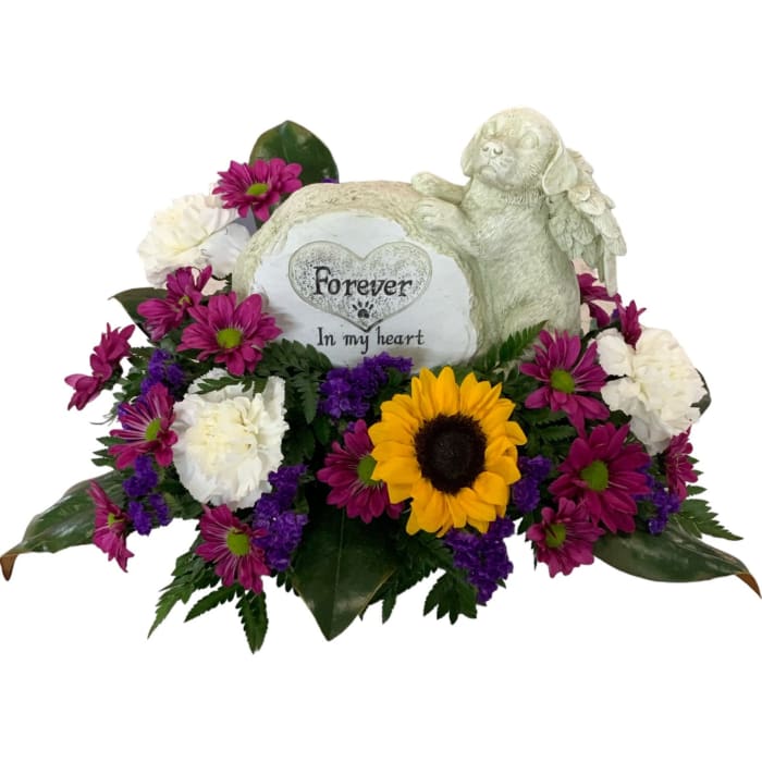 Forever In My Heart Dog Memorial Stone