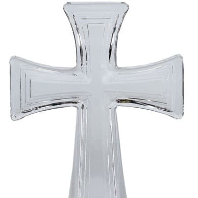 Standing Glass Cross