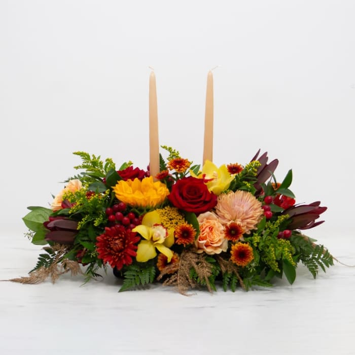 Autumn Candlelight Centerpiece