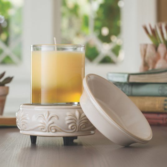 SANDSTONE 2-IN-1 FRAGRANCE WARMER