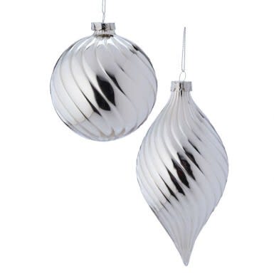 4.5''-5'' GLS SHINY NALL/ FINIAL ORNAMENT