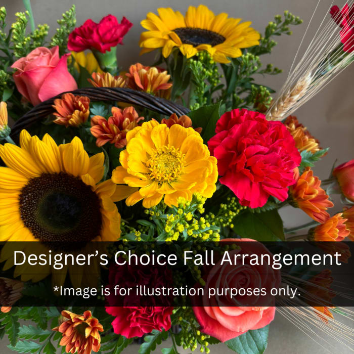 Designer's Choice Fall Vase Arrangement