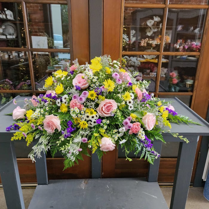 Heavenly Garden Casket Spray
