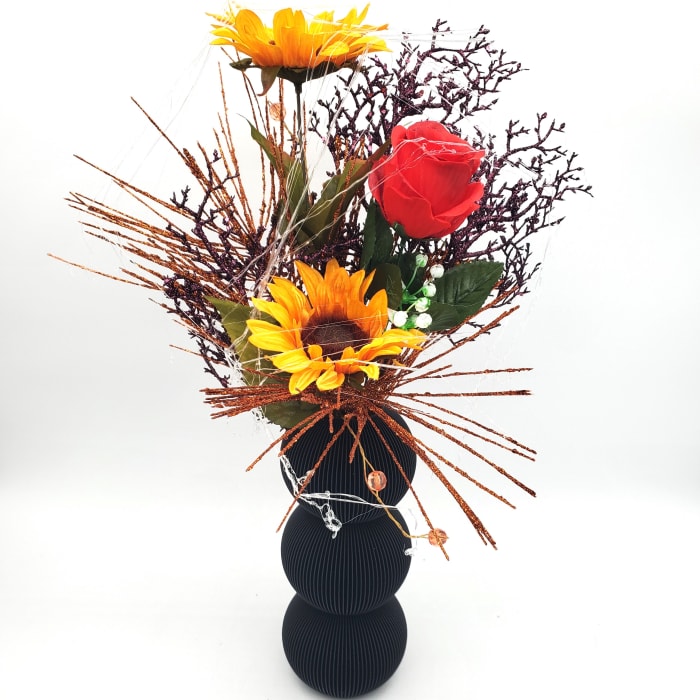 Large Spider web fall flowers