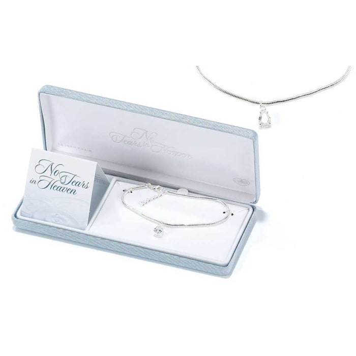 No Tears in Heaven Teardrop Bracelet