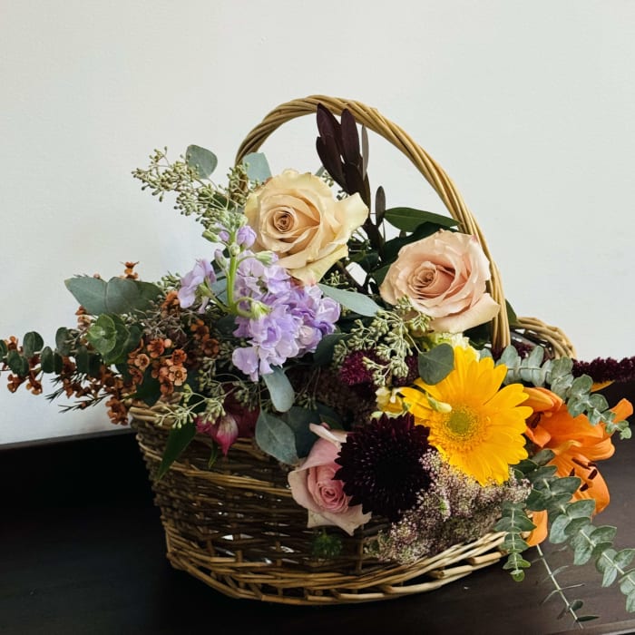 Fall Flowers Basket