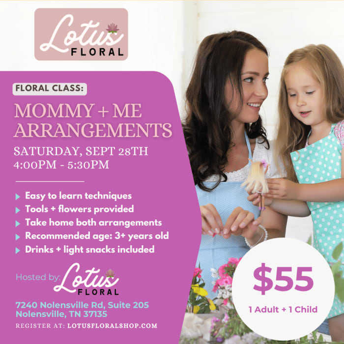 Mommy + Me Floral Arrangement