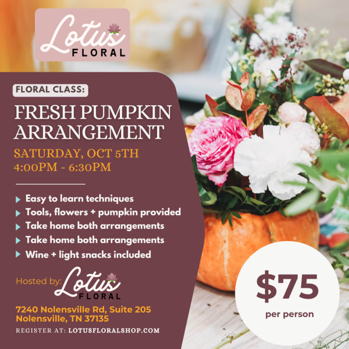 Fresh Pumpkin Arrangement