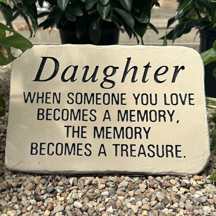 Daughter Memorial Stone