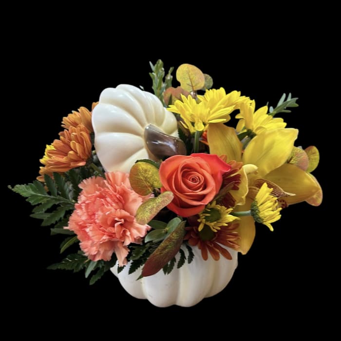 White Pumpkin Centerpiece