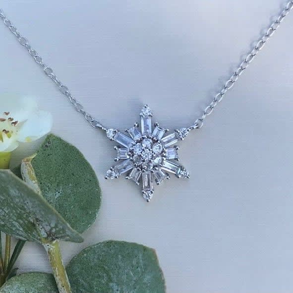 The Matayah Snowflake Necklace