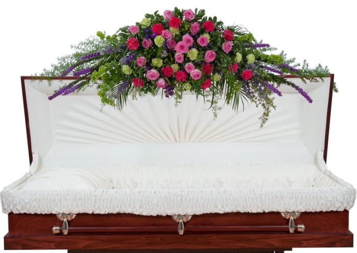 Forever Cherished Full Casket Spray - Full