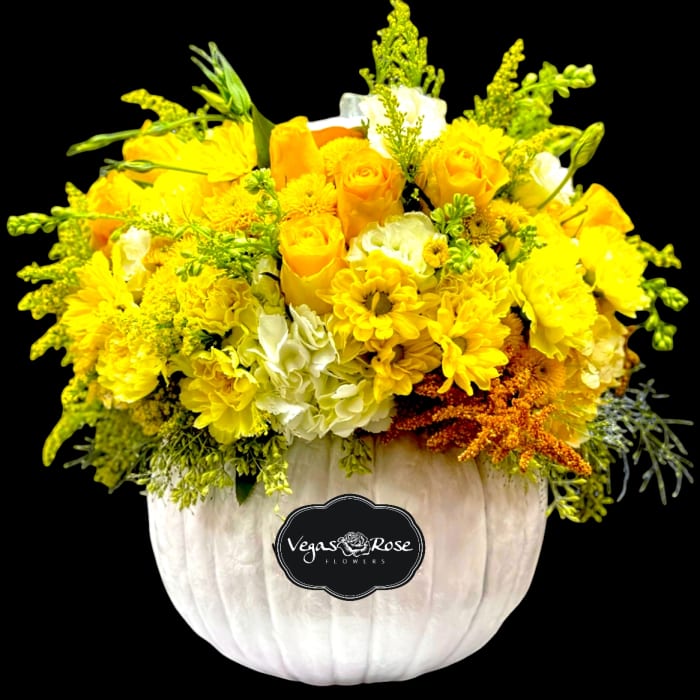 THANKFUL IN WHITE PUMPKIN