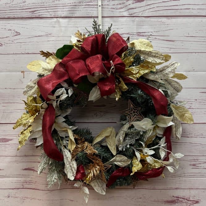 Holiday Melody Silk (Artificial) Wreath