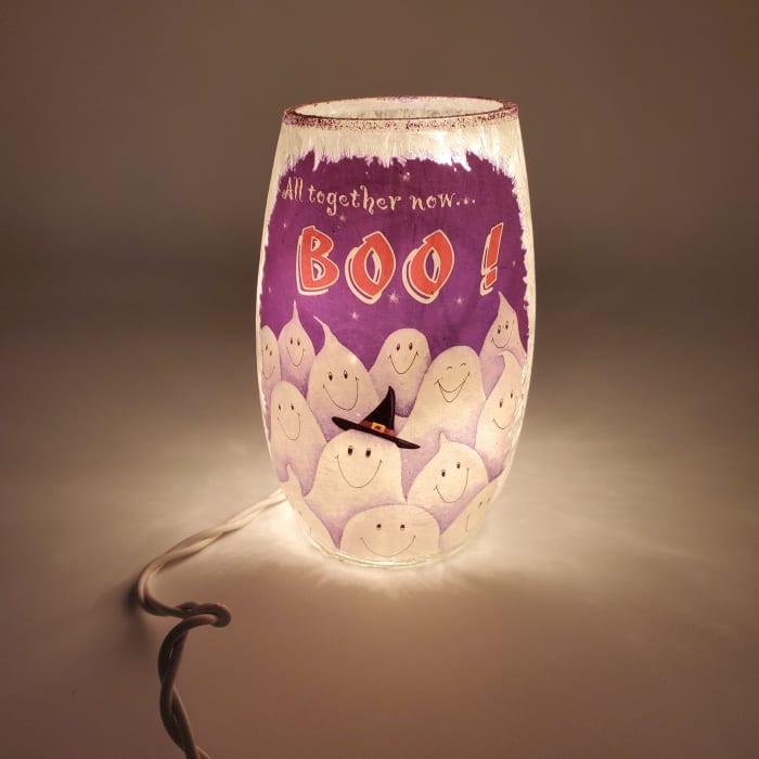 Light Up Halloween Vase