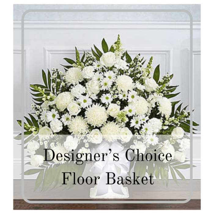 DESIGNER'S CHOICE FLOOR BASKET
