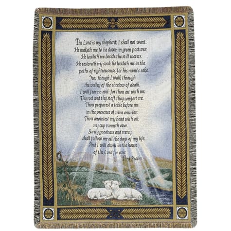 23rd Psalm Throw