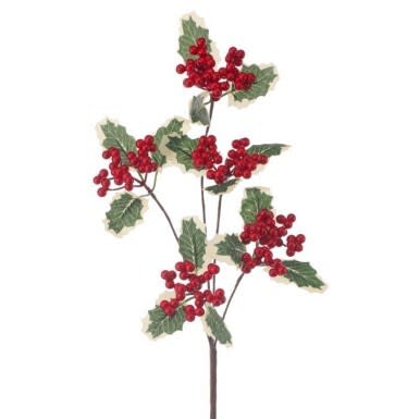 27'' WP VARIGATED HOLLY SPRAY