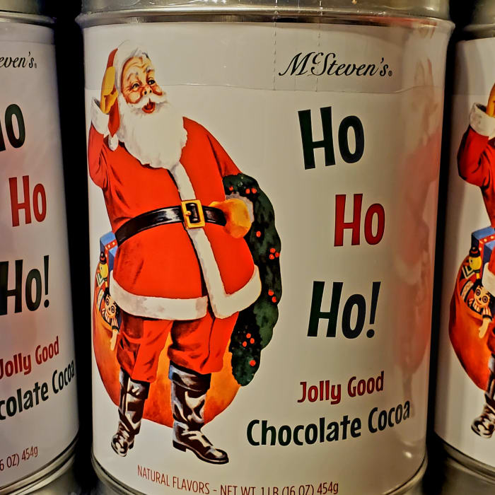 Vintage Santa Ho Ho Ho! Jolly Chocolate
