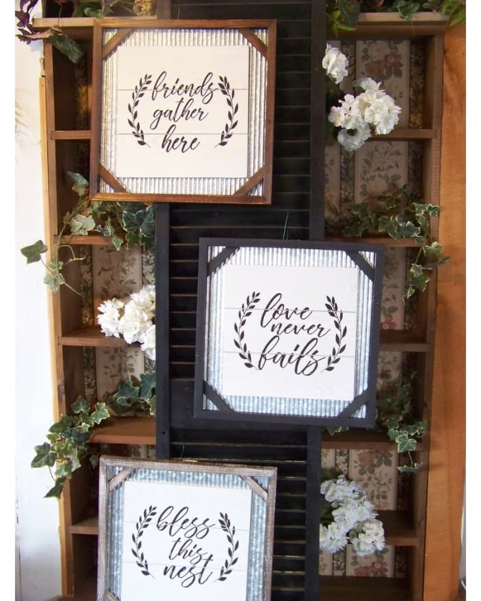 COUNTRY RUSTIC SIGNS