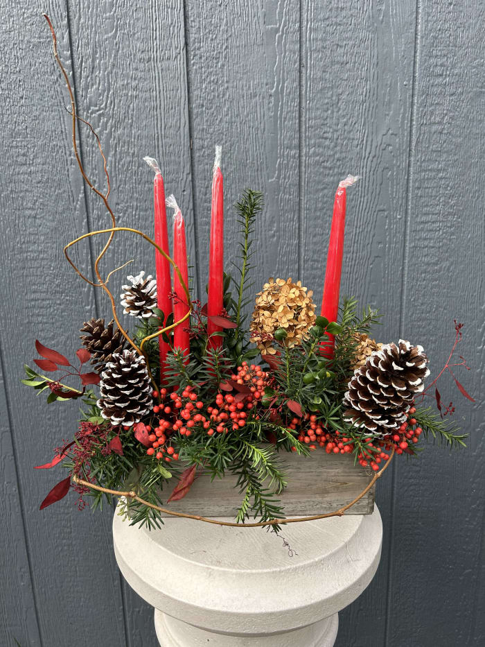 Red Holiday Advent Box