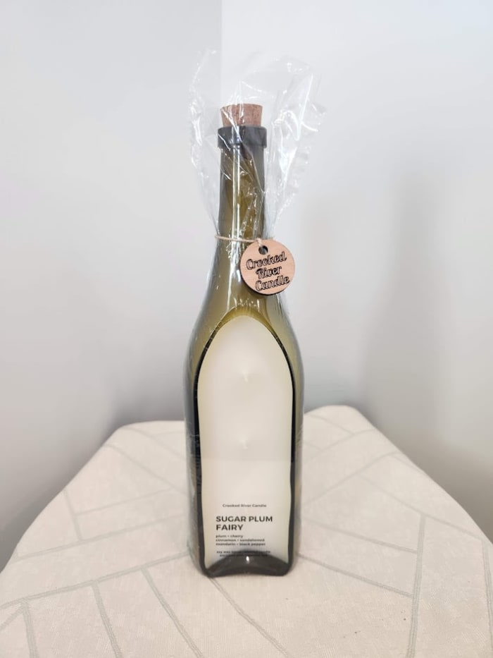Wine Bottle Candle