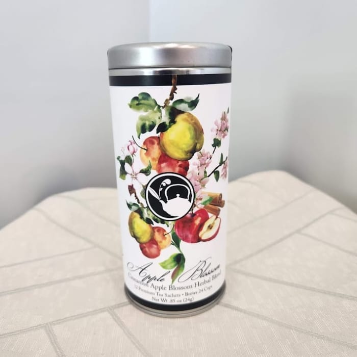 Cinnamon Apple Blossom Herbal Tea Can