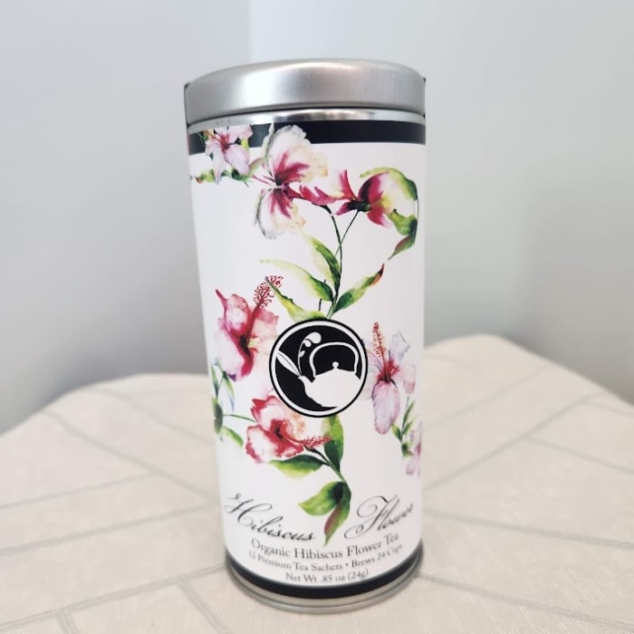 Organic Hibiscus Herbal Tea Can