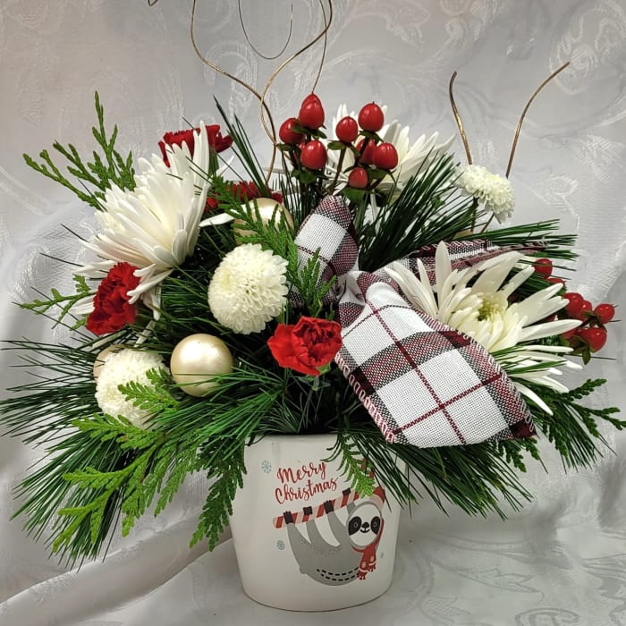 Dropped In to Say Merry Christmas Bouquet by LaPier’s Flowers