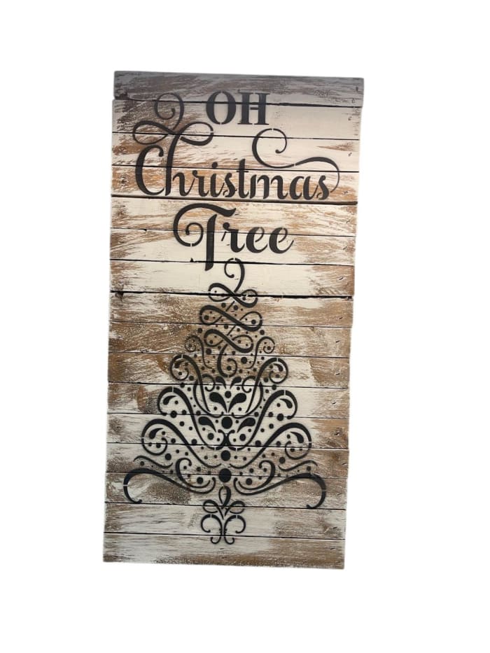 "Oh Christmas Tree" Sign