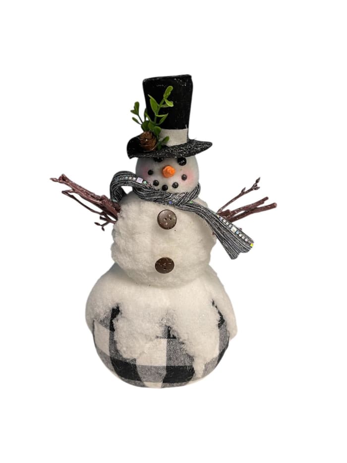 Buffalo Plaid Snowman