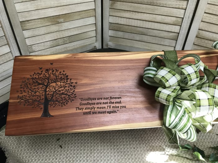 Locally Sourced, Hand-Crafted Bench By Ann Jones