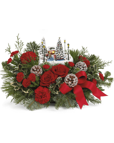 Thomas Kinkade's Oh What Fun Bouquet EBF-628