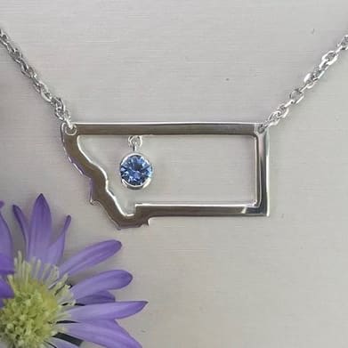Montana Yogo Sapphire Necklace