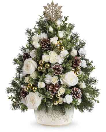 Teleflora's Snowy Oasis Tree