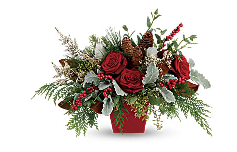Winter Blooms Centerpiece TWR14-6A
