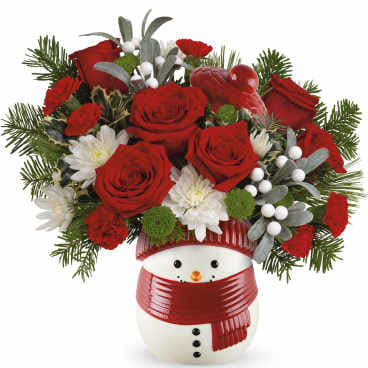 Teleflora's Frosty Wishes Bouquet