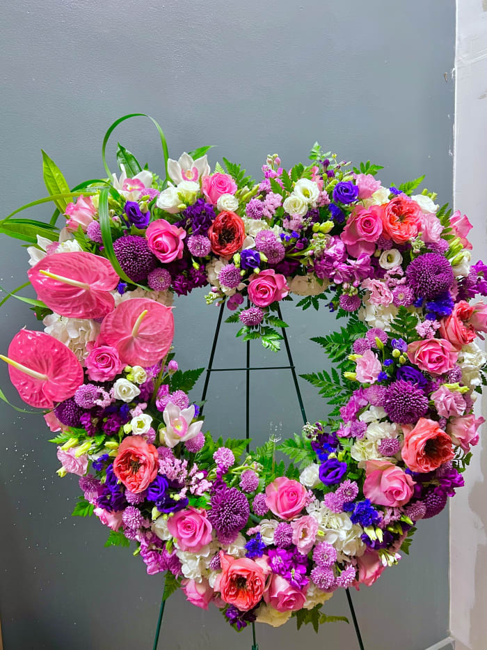 Pink Expression Sympathy Heart